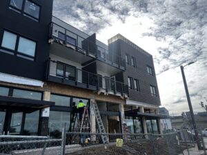 The Seagrove Apartmeents Project in progress in Seaside, CA